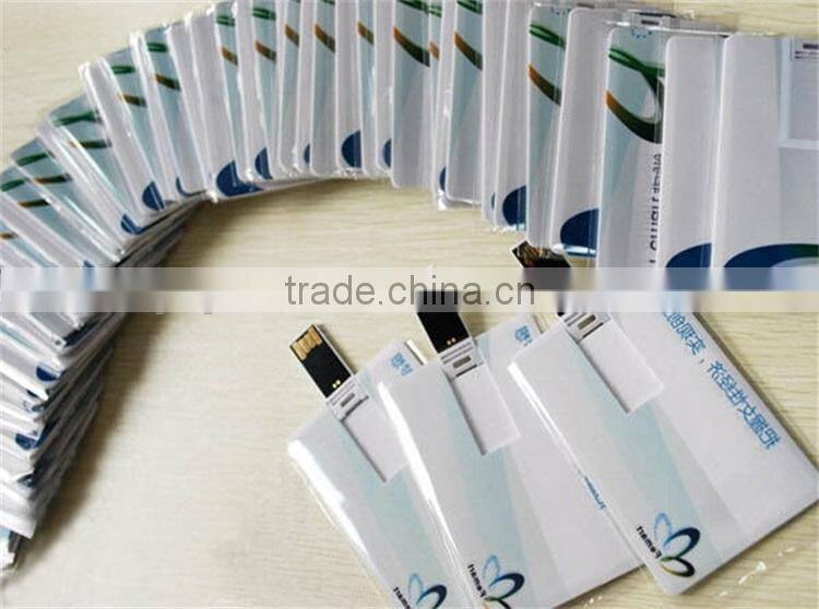 The Thinnest Credit Card Shaped Usb Flash Drive with flip chips