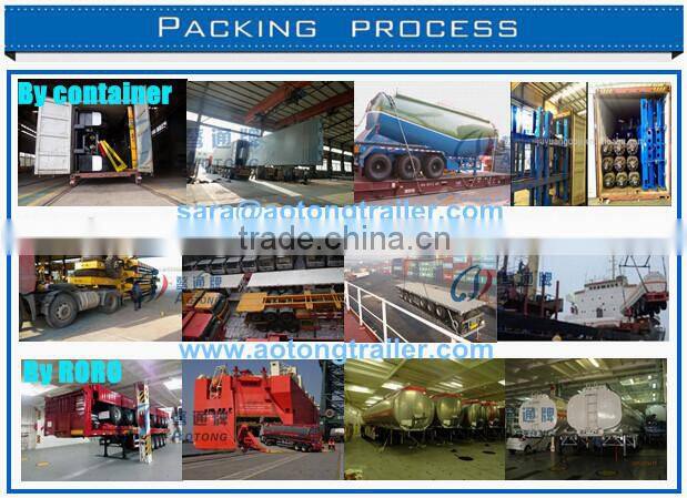 Brand new tri axle 40 feet flatbed type side wall open cargo trailer for sale (ISO twist locks are optional)