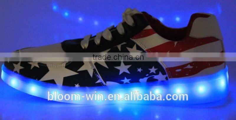 2016 Newest design LED shoes Light Up Shoes best sale in alibaba factory shoes in lower price
