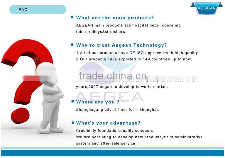 AG-SC002 hospital curtain foldable medical bed screen
