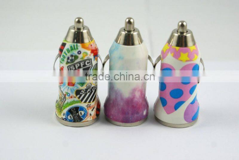 Regular USB Bullet Car Phone Charger Adapter Fits for All USB Iphone, Samsung