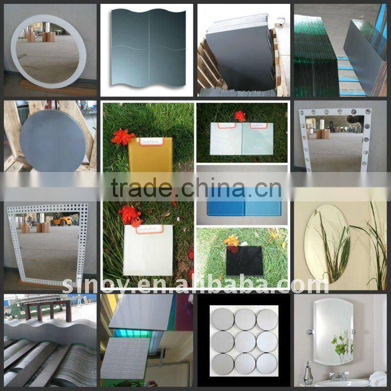 2mm 3mm 4mm 5mm 6mm aluminum mirror glass in customer size