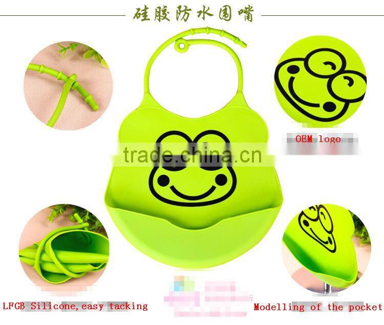 Customer design silicone baby bibs