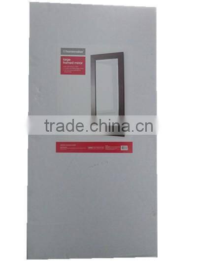large plastic wall PS framed mirror 50x100cm