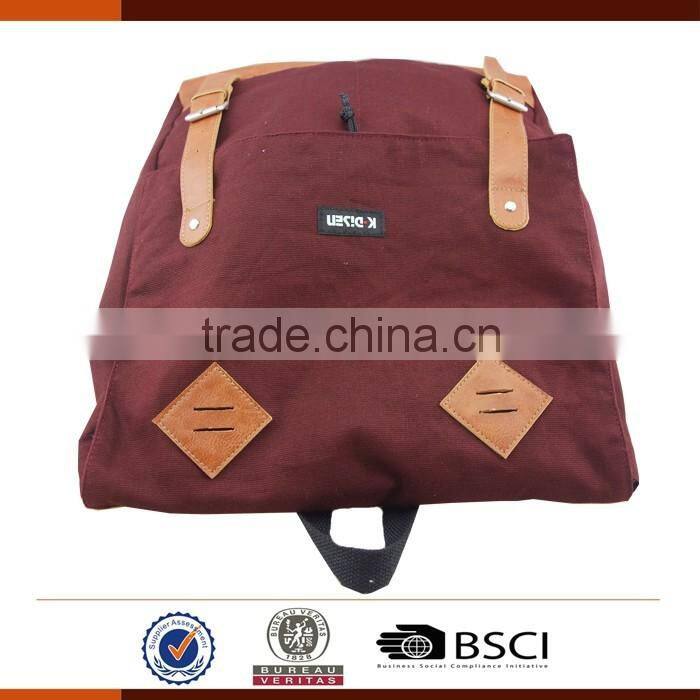 Vintage Style Backpack Bag Bookbag for Campus