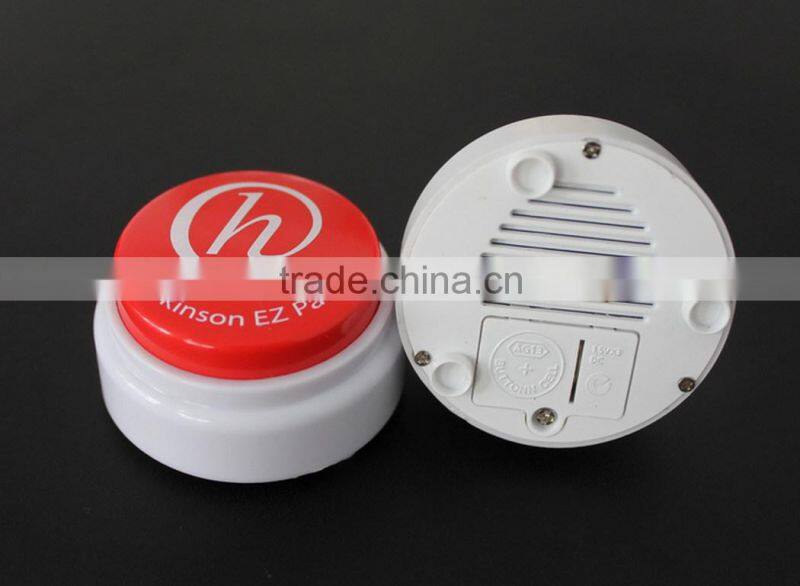 Hot sale!Customized Sound Taking Buttons keyring for gift