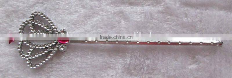 decorative new design plastic princess magic stick for child gift