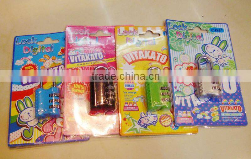 Factory wholesale price luggage lock various color lock reset combination lock