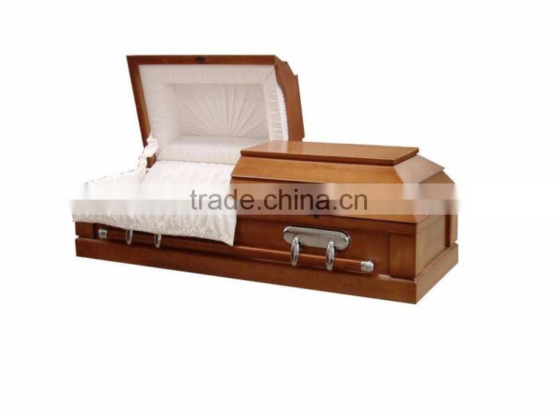 Child oak veneer caskets and coffins burial products