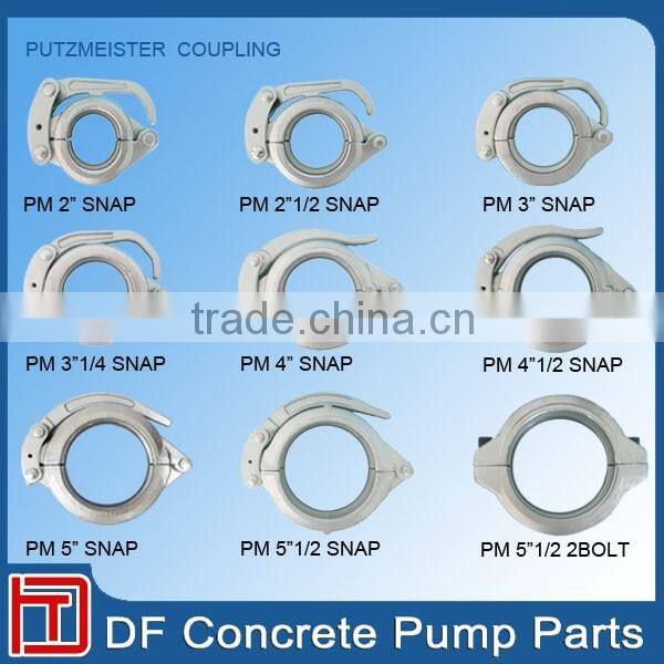 concrete pump pipe snap clamp