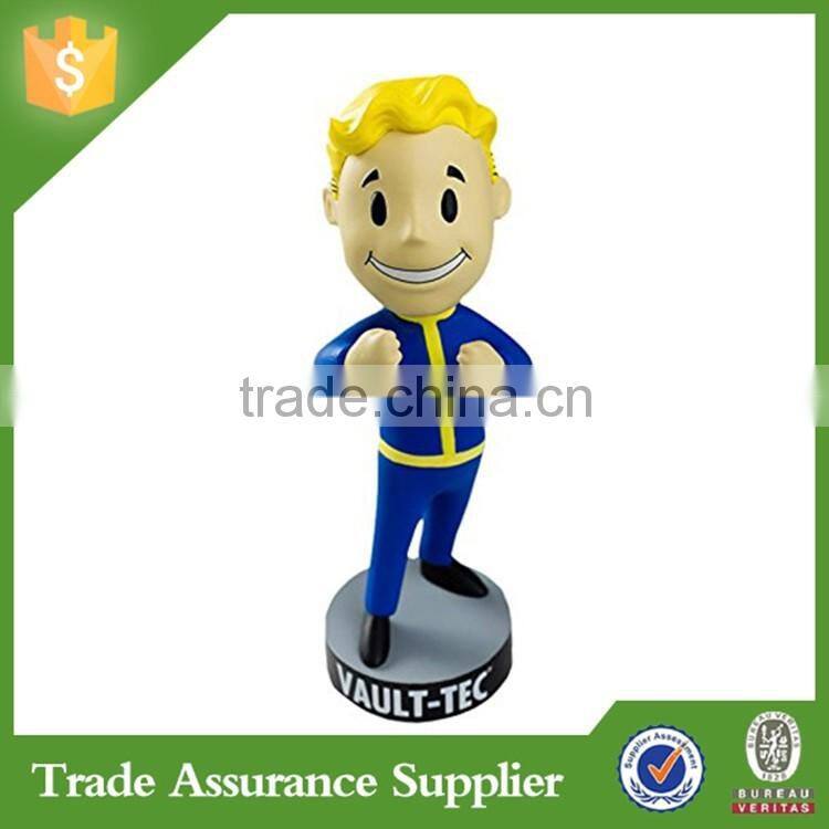 Bobble Head Figurine Custom Resin Material Cartoon Character Bobble Head