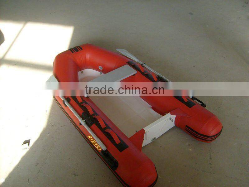 RIB inflatable fishing boat
