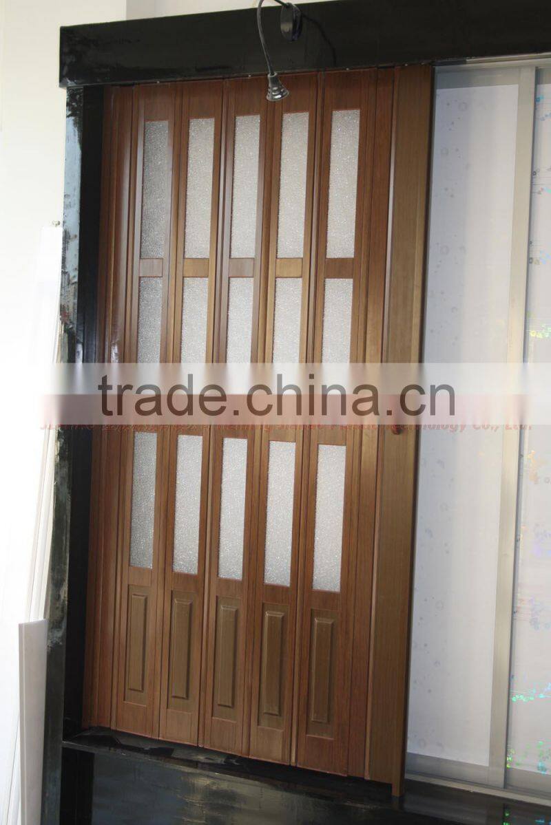 pvc folding door,pvc sliding door for bathroom and kitchen