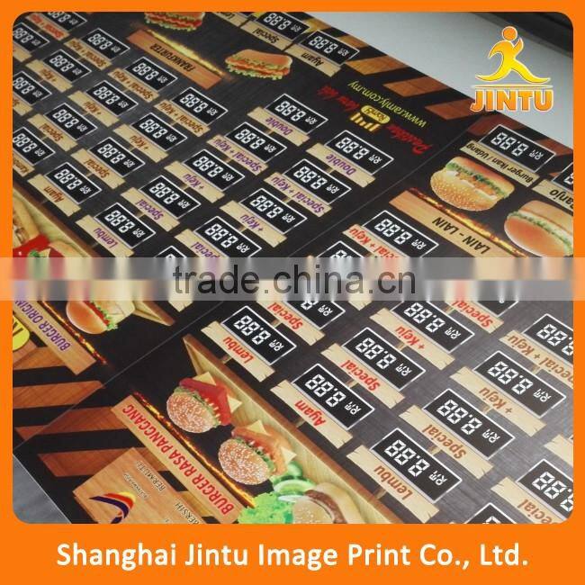 Factory price digital poster printing, self adhesive sticker poster (JTAMY-2016030202)