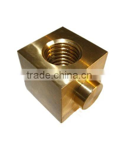 custom special CNC machining brass fitting