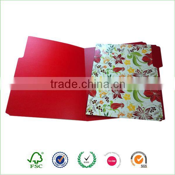 A4 presentation document file folder printing