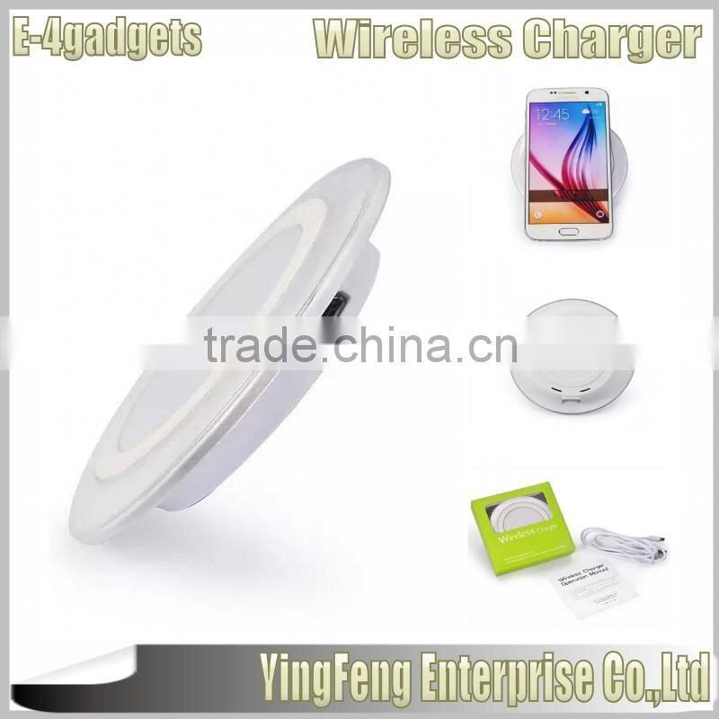 Qi Wireless charger Genuine charging PAD for samsung galaxy s6 edge, DC5V wireless charger for Samsung Galaxy S6 S6 Edge note 5