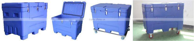 SCC rotomolded plastic Dry ice refrigeration box, Industrial Dry Ice box 310L