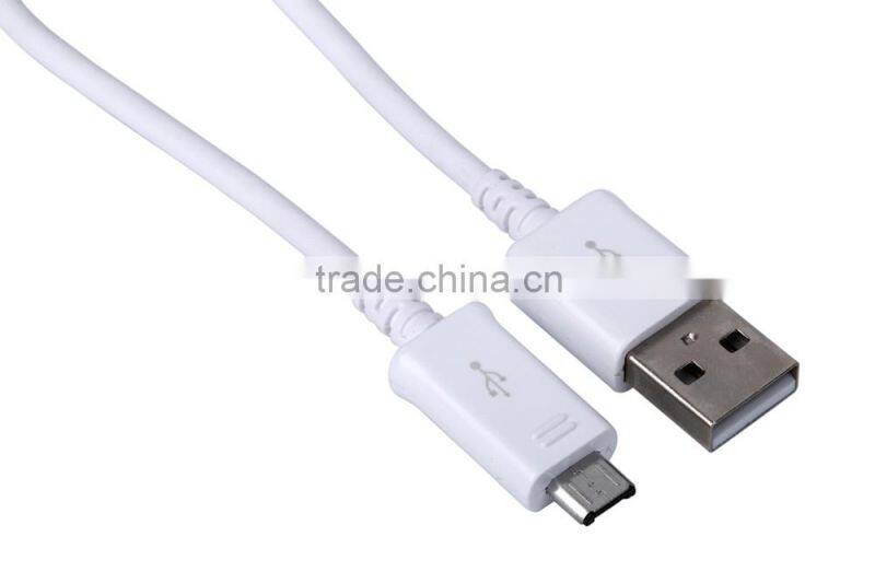 Popular ECB-DU4AWE white mobile phone usb date cable with 1.0m length for samsung