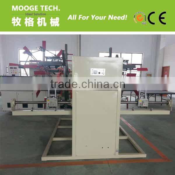 Automatic plastic pipe coiler machine