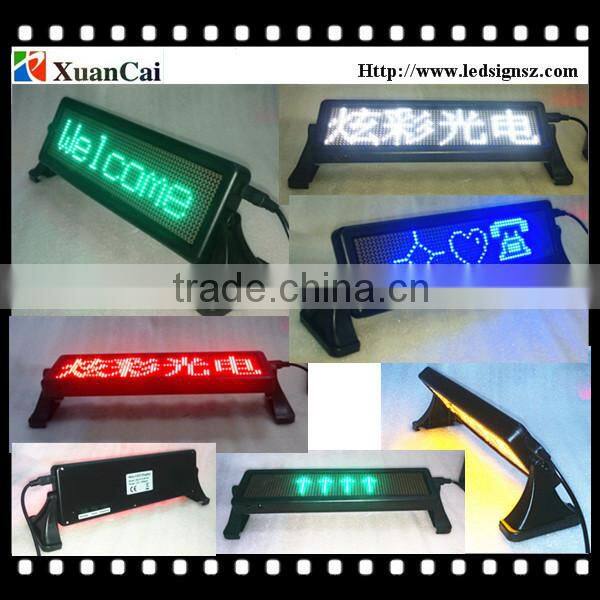 Alibaba desktop led display numeric red color single side 16*96 led sign