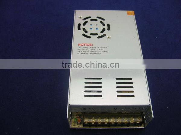 360W Dual Output Switching Power Supply;88 ~ 264VAC input;12V/350W output, CE and ROHS approved