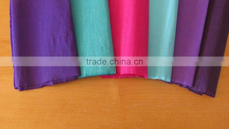 hot sale packing material papel make crepe paper flowers art and craft for children
