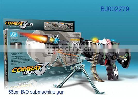 new item army toy gun blue plastic b/o toy sound gun