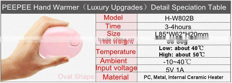 Solar Powered Portable Heater Portable Hand Warmer Warmer Charger