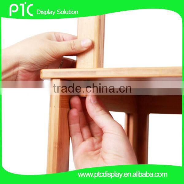 Bamboo exhibition counter