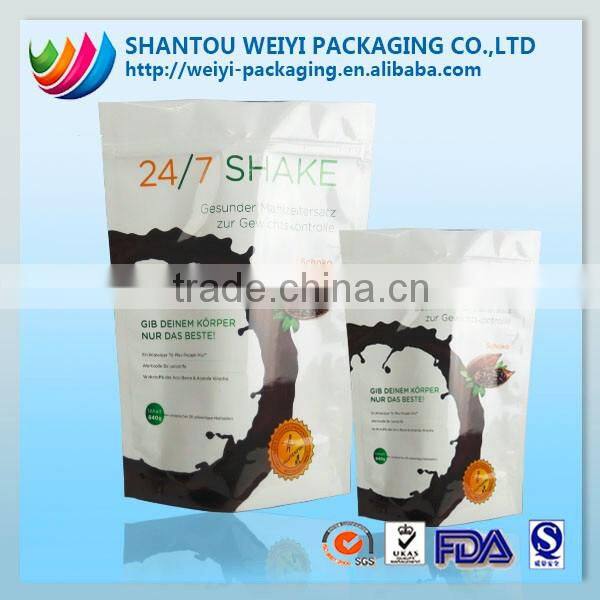 food grade bath salt stand up zipper package bag