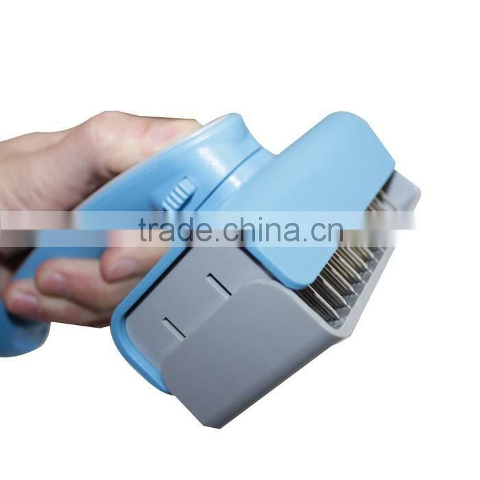 Pet Dog Cat Grooming Self Cleaning Slicker Hair Fur Brush Comb Shedding Tool