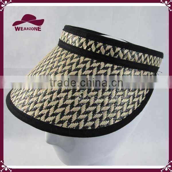 Nice design summer straw sun visor for women