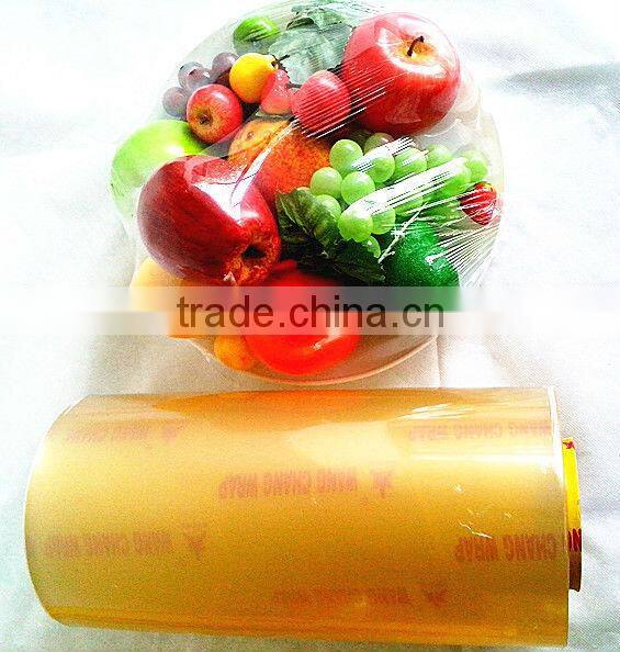 Small Rolls High clear anti-fog pvc cling film for fruit