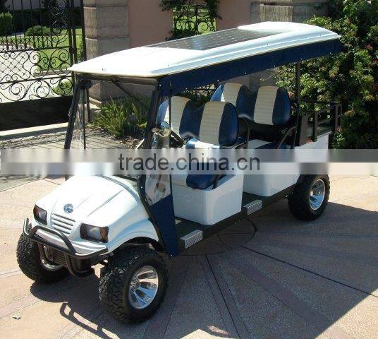 Cruise Car Brand Electric 4P American Utility Vehicle with 4'x3' Stake Bed