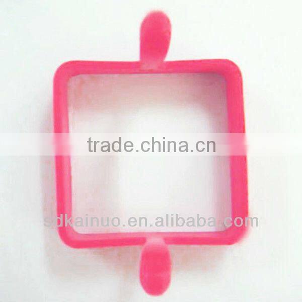 Fashion Food Grade silicone egg ring in square shape