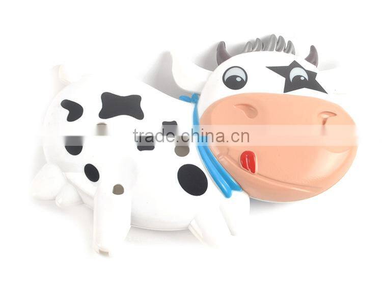 Cute and funny cow plastic bugle for kids