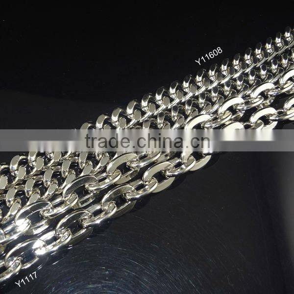 old silver color chain for jewelry and decoration