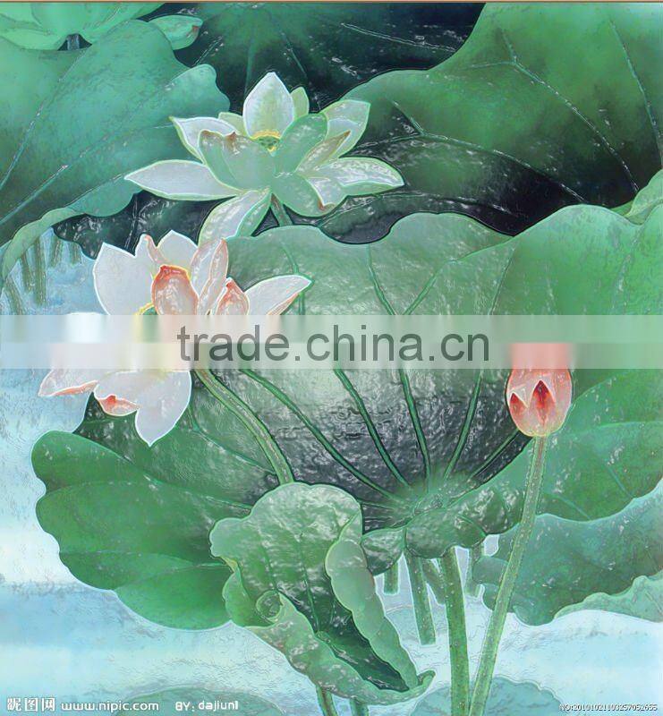 Decorative Engraved Glass