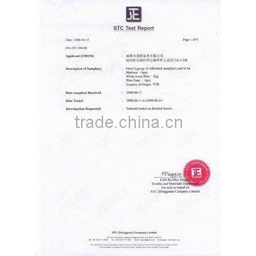 Latex Euro Top Spring Mattress/MNU-LP29/AIDI