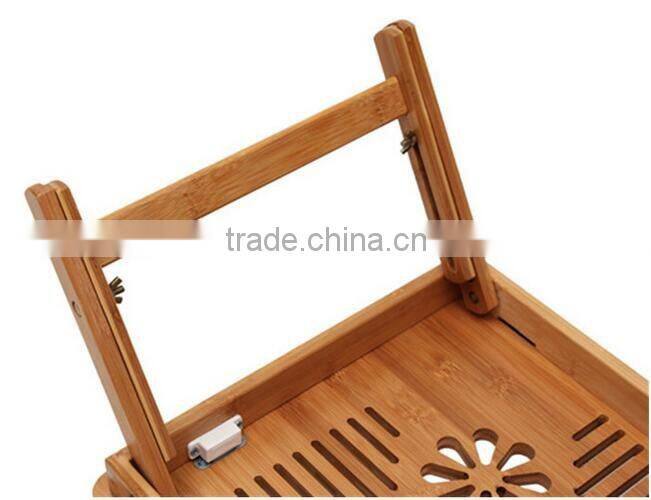 Bamboo folded laptop bedtable