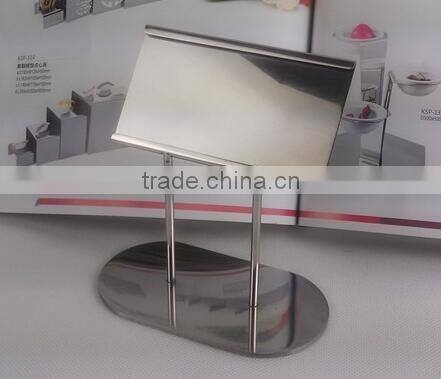 Custom simple style hotel restaurant table menu holder