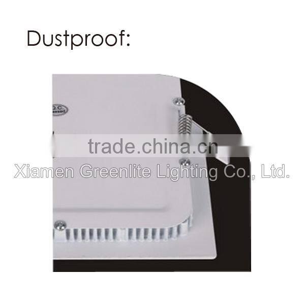 18W square led panel light 1500lm