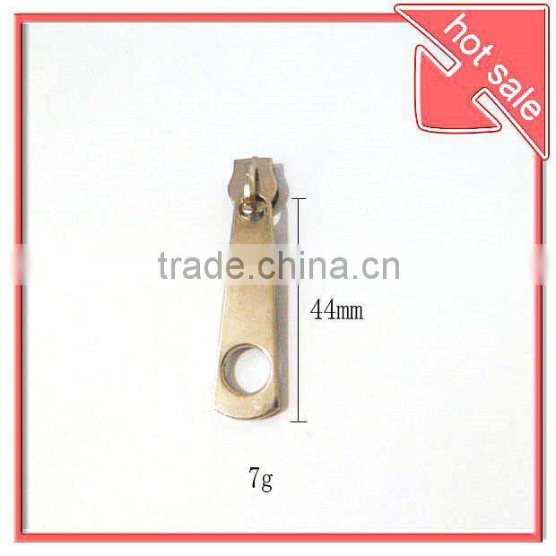 nickle metal zipper puller for bags, zipper slider