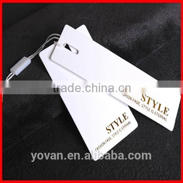 2014 New Design Clothes Price Tag label with Recycled Paper Wholesale
