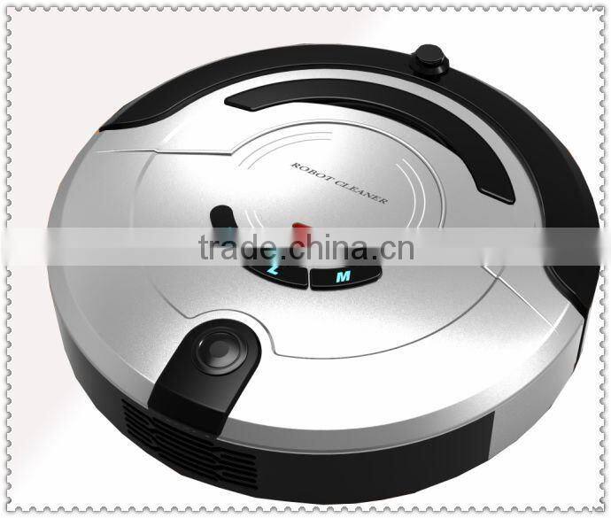 Hot!!! Newest smart self-rechargeable robot vacuum cleaner,Anti-fall,remote controller,recharge station KRV209