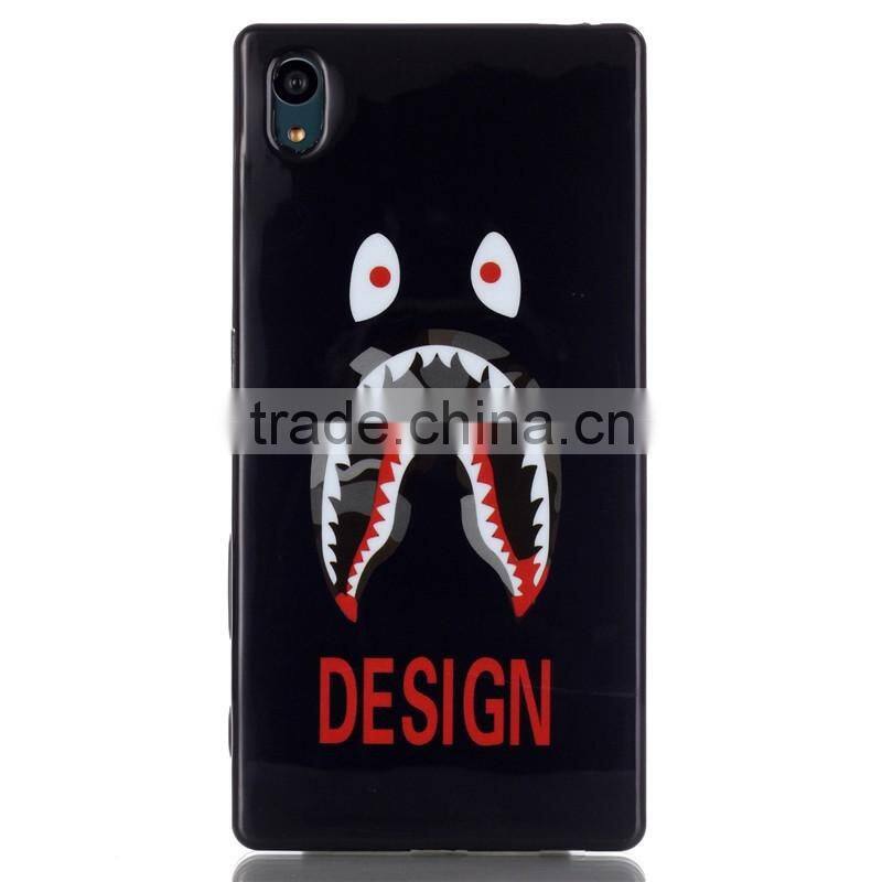 Customed Color Printing TPU Jelly Back Cover Case For Sony Xperia Z5