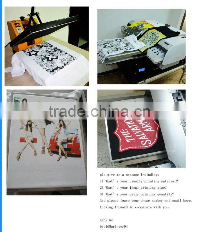 T-shirt Flatbed Printer/Machine byc168-3