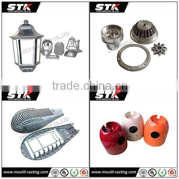 Custom Made Aluminum Die Casting Street Road Lighting Lamp Shade Parts