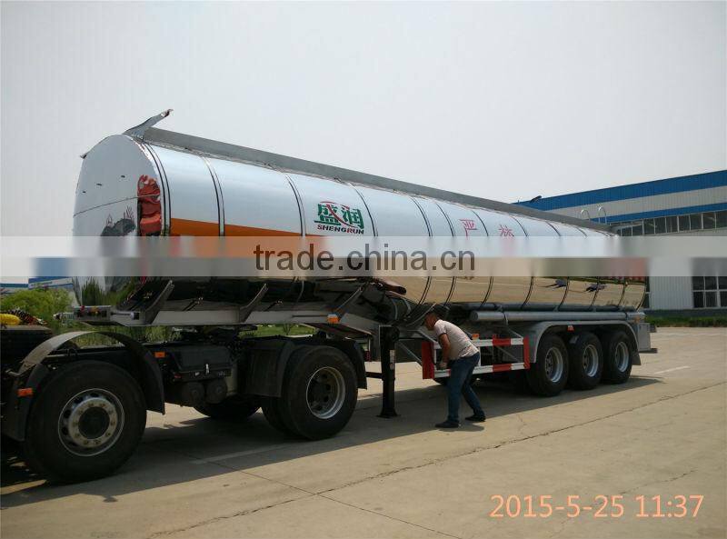 Aluminum Alloy Fuel Tank truck trailer from China Supplier Shengrun